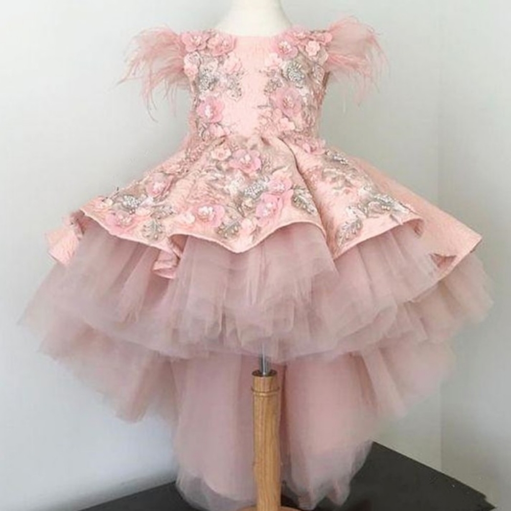Partywear dress for 1-2 years old baby girl.